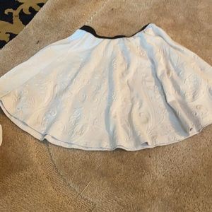 White skirt